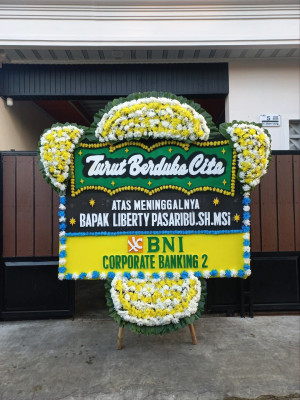 Papan Bunga Duka di Pematangsiantar