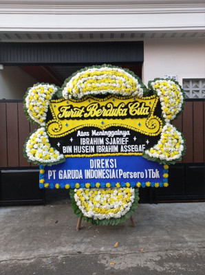 Papan Bunga Duka di Pematangsiantar