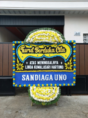 Papan Bunga Duka di Pematangsiantar