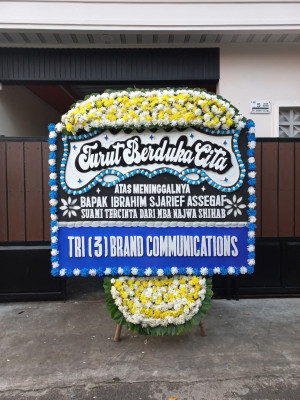 Papan Bunga Duka di Pematangsiantar